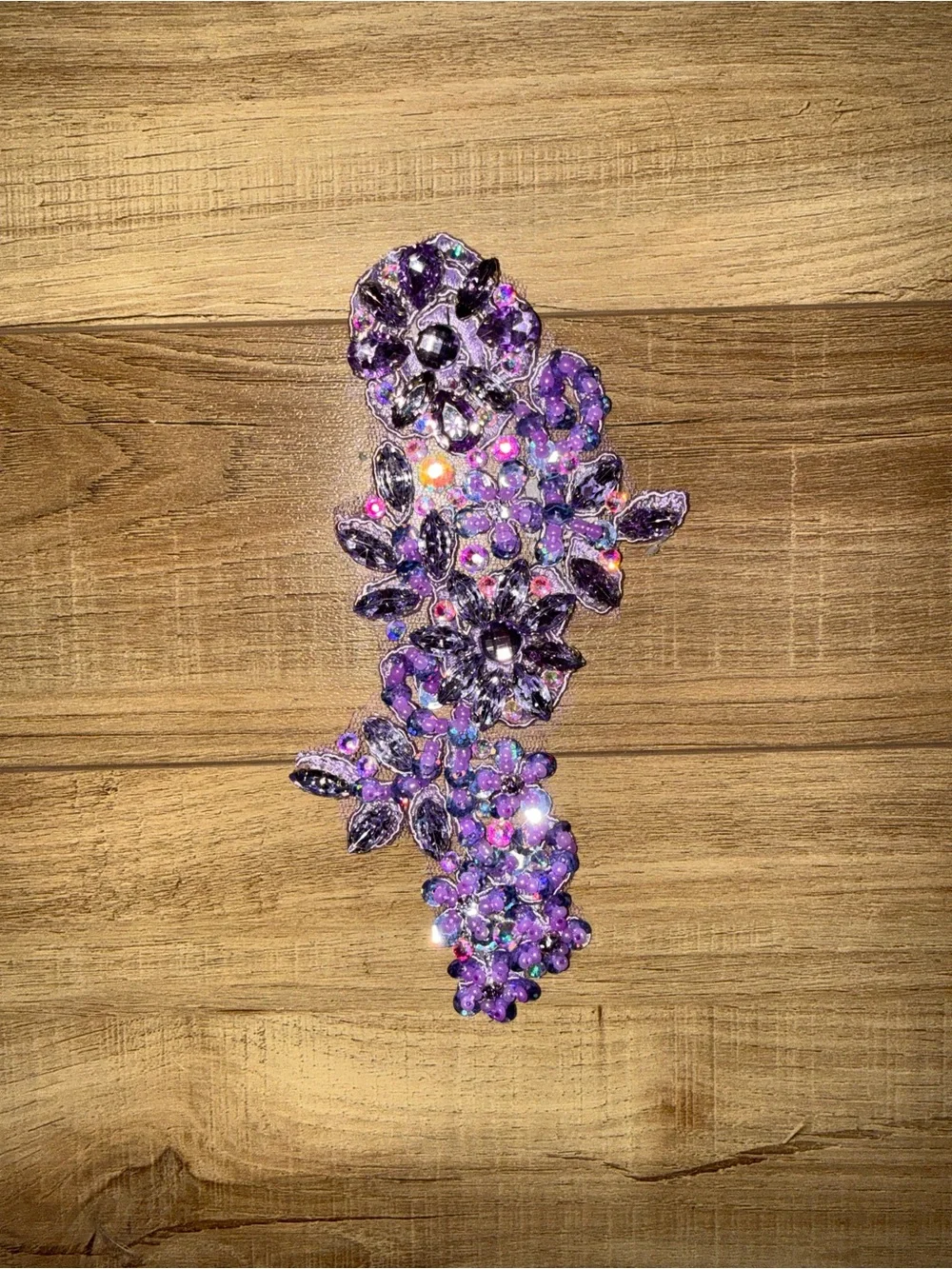 Weissman Purple Sequin & Fringe Girls' Dance Costume